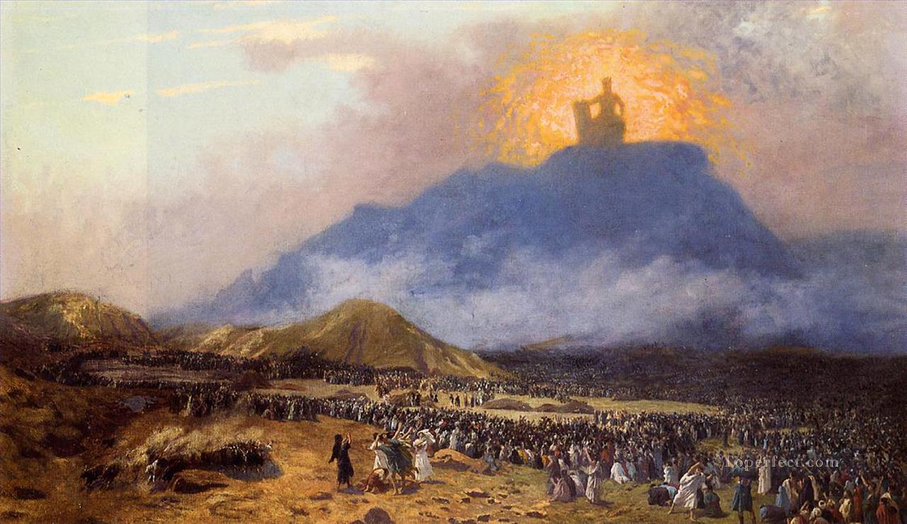 Moses on Mount Sinai Greek Arabian Orientalism Jean Leon Gerome Oil Paintings